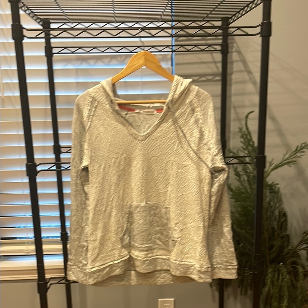 Cozy Beige Hooded Sweater